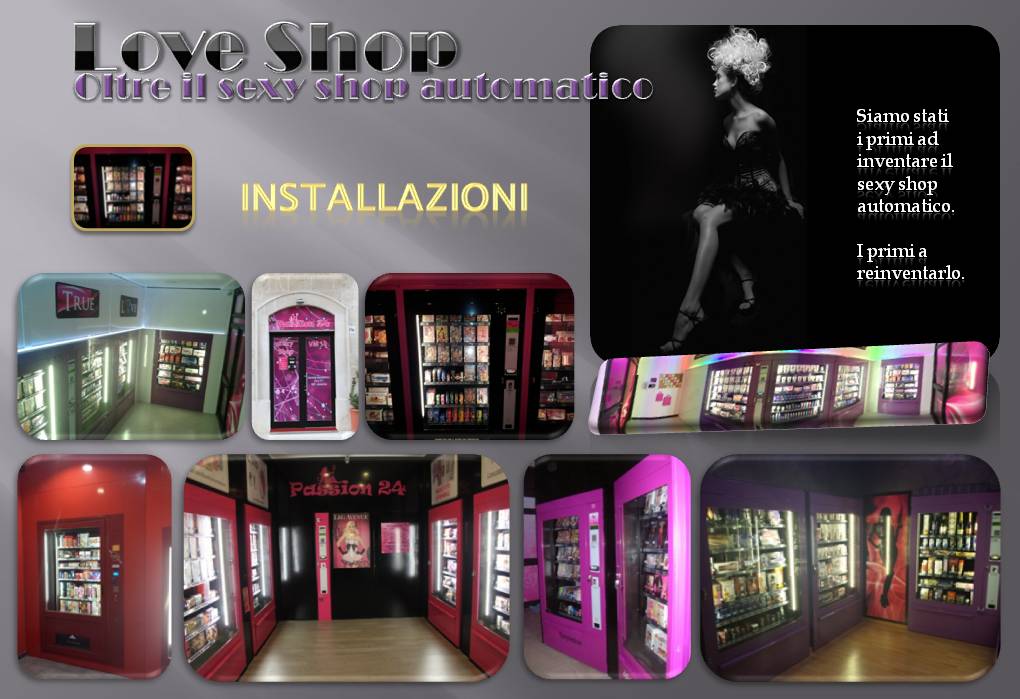 LOVE SHOP - sexy shop automatici
